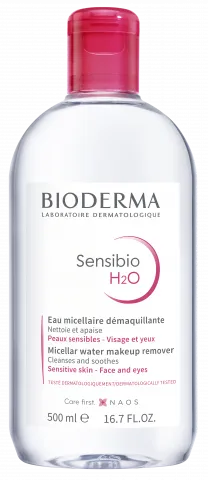 BIODERMA produkto nuotrauka, Sensibio H2O 500ml, micelinis valomasis vanduo jautriai odai